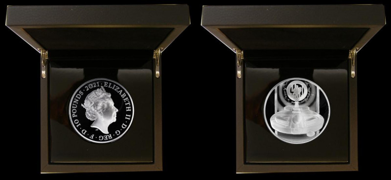 Ten Pounds 2021 Music Legends - The Who 5oz. Silver Proof S.WH5 FDC in the Royal...