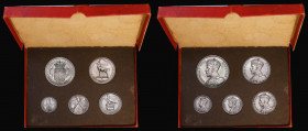Southern Rhodesia Proof Set 1932 five coin silver set Halfcrown, Florin, Shilling, Sixpence and Threepence AFDC/FDC nicely toned the Threepence with a...