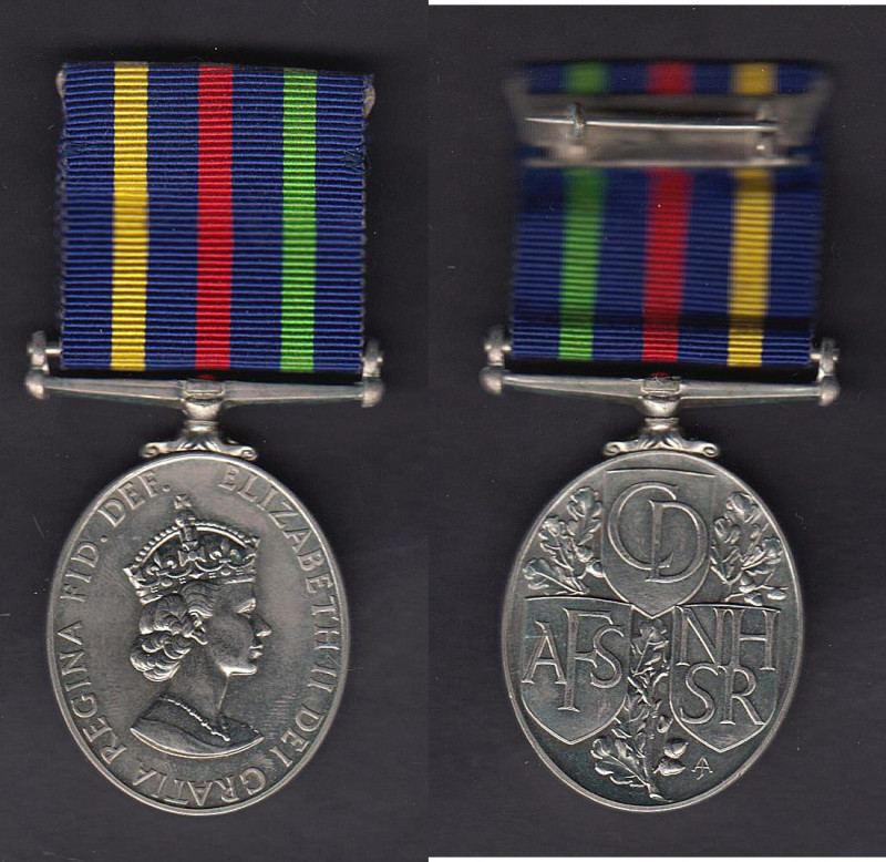 Civil Defence Long Service Medal, British reverse, unnamed as issued, EF
Estima...