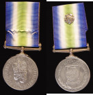 South Atlantic Medal, with rosette, Falkland Islands and South Georgia Campaign 1982, awarded to SG1A D.N. Critchley R.F.A. Appleleaf EF in card box
...