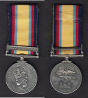 Gulf Medal, Kuwait and Saudi Arabia campaign 1990-91, with 16 Jan to 28 Feb 1991 clasp, awarded to 24872337 Cfn J.A. McDonnell REME, EF 
Estimate: GB...