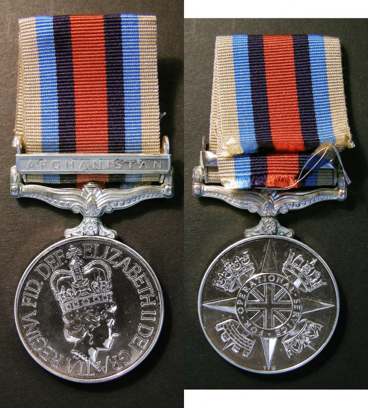 Operational Service Medal - Afghanistan 2000 awarded to L/Cpl. R.M. Pirie RLC 25...