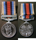 Operational Service Medal - Afghanistan 2000 awarded to L/Cpl. R.M. Pirie RLC 25079024 UNC or very near so and lustrous, boxed
Estimate: GBP 75 - 175
