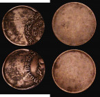 Mint Errors - Mis- strikes (2) Indian Princely States - Indore Quarter Anna a spectacular off centre striking with around 13mm blank flan with only ar...