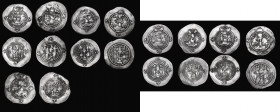 Sassanian Drachms (9) 6th and 7th century types, VF to GVF, one with a small hole
Estimate: GBP 120 - 200
