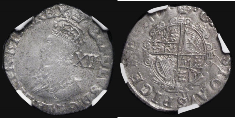 Shilling Charles I Group D, Fourth Bust, type 3a, no inner circles, Reverse: Rou...