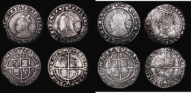 Sixpences Elizabeth I (4) 1572 Intermediate Bust 4B, S.2562 mintmark Ermine, 2.53 grammes, VG/Near Fine with some shortage of flan between 8 and 9 o'c...