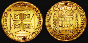 Brazil 20,000 Reis Gold 1726 KM#117 Fine, Ex-Jewellery, holed
Estimate: GBP 2800 - 3500