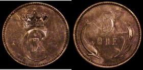 Denmark 5 Ore 1890 KM#794.1 Good Fine, Rare
Estimate: GBP 40 - 65