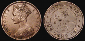 Hong Kong One Cent 1877 KM#4.2 Good Fine
Estimate: GBP 20 - 30