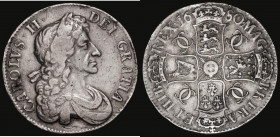 Crown 1680 TRICESIMO SECVNDO, Fourth Bust, ESC 60, Bull 412, Bold Fine, the obverse with some contact marks, scarce
Estimate: GBP 200 - 400