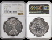 Crown 1847 Gothic UNDECIMO ESC 288, Bull 2571 Choice UNC and graded PF62 by NGC
Estimate: GBP 12000 - 18000