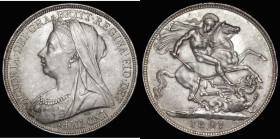 Crown 1897 LXI ESC 313, Bull 2603, Davies 522 dies 2D, UNC/AU and attractively toned
Estimate: GBP 400 - 500