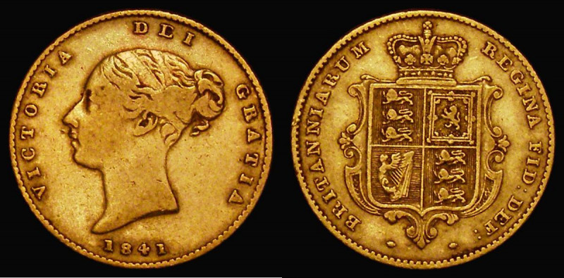 Half Sovereign 1841 Marsh 415, S.3859 Fine
Estimate: GBP 280 - 350