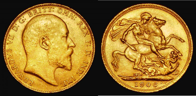 Sovereign 1906 Marsh 178 lustrous A/UNC
Estimate: GBP 300 - 400