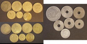 Tunisia (10) 1 Franc (2) 1926 AH1344 UNC with a choice and colourful tone, 1941 EF, 50 Centimes 1941 UNC with a small tone spot, 25 Centimes (2) 1919 ...