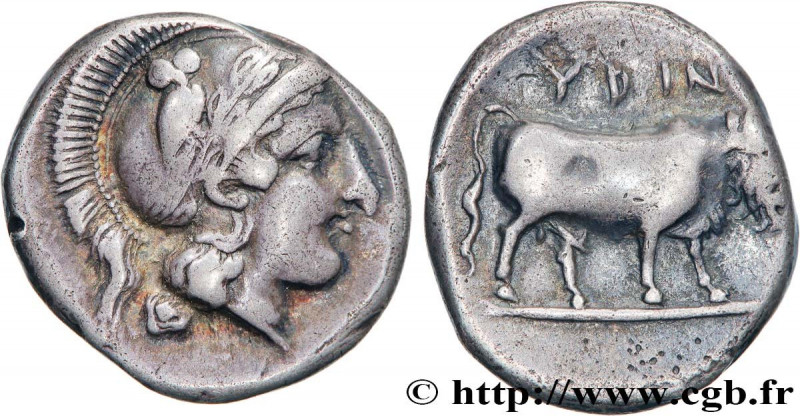 CAMPANIA - HYRIA
Type : Nomos, statère ou didrachme 
Date : c. 400-395 AC. 
Mint...