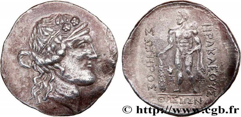 THRACE - THRACIAN ISLANDS - THASOS
Type : Tétradrachme 
Date : c. 120-100 AC. 
M...