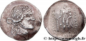 THRACE - THRACIAN ISLANDS - THASOS
Type : Tétradrachme 
Date : c. 120-100 AC. 
Mint name / Town : Thasos, Thrace 
Metal : silver 
Diameter : 31,5  mm
...