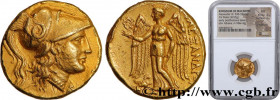 MACEDONIA - MACEDONIAN KINGDOM - PHILIP III ARRHIDAEUS
Type : Statère d'or 
Date : c. 323-319 AC. 
Mint name / Town : Téos, IOnie 
Metal : gold 
Mille...
