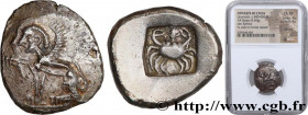 LYCIA - SATRAPS OF LYCIA - ANONYMOUS
Type : Statère 
Date : c. 480-460 AC 
Mint name / Town : Atelier indéterminé 
Metal : silver 
Diameter : 22  mm
O...