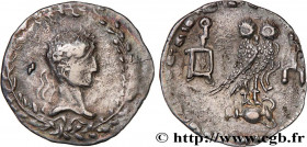 ARABIA FELIX - HIMYARITES
Type : Denier ou drachme 
Date : c. 30 AC. - 14 AD. 
Mint name / Town : Arabie, Pétra 
Metal : silver 
Diameter : 24,5  mm
O...