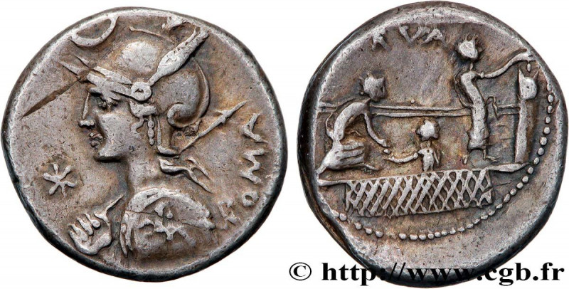 LICINIA
Type : Denier 
Date : 113-112 AC. 
Mint name / Town : Rome 
Metal : silv...