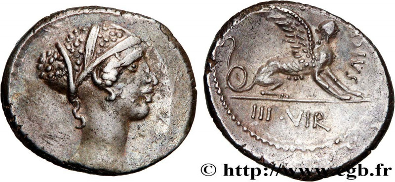CARISIA
Type : Denier 
Date : 46 AC. 
Mint name / Town : Rome 
Metal : silver 
M...