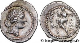 JULIUS CAESAR
Type : Denier 
Date : 47-46 AC. 
Mint name / Town : Afrique 
Metal : silver 
Millesimal fineness : 950  ‰
Diameter : 20  mm
Orientation ...