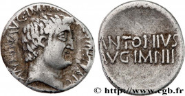 MARCUS ANTONIUS
Type : Denier 
Date : 32 AC. 
Mint name / Town : Athènes 
Metal : silver 
Millesimal fineness : 950  ‰
Diameter : 18,5  mm
Orientation...