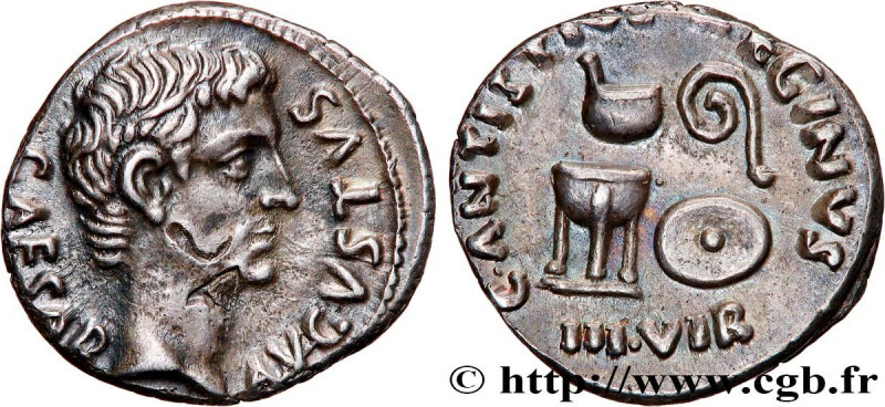 AUGUSTUS
Type : Denier 
Date : 13 AC. 
Mint name / Town : Rome 
Metal : silver 
...