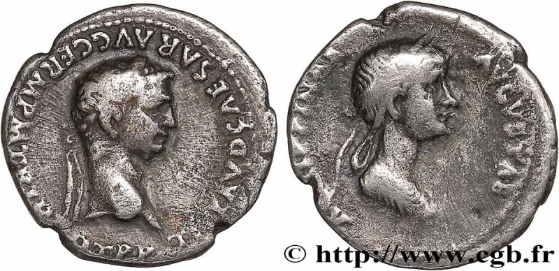 CLAUDIUS AND AGRIPPINA THE YOUNGER
Type : Denier 
Date : 50-51 
Mint name / Town...