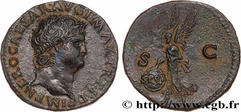 NERO
Type : As 
Date : 66 
Mint name / Town : Lyon 
Metal : copper 
Diameter : 2...