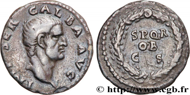 GALBA
Type : Denier 
Date : septembre - décembre 
Date : 68 
Mint name / Town : ...