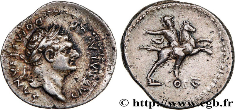 DOMITIANUS
Type : Denier 
Date : 77  
Mint name / Town : Rome 
Metal : silver 
M...