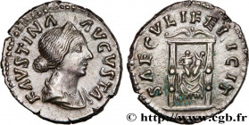 FAUSTINA MINOR
Type : Denier 
Date : 161 
Mint name / Town : Rome 
Metal : silver 
Millesimal fineness : 800  ‰
Diameter : 18,5  mm
Orientation dies :...