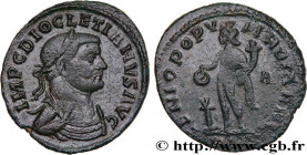 DIOCLETIAN
Type : Follis ou nummus 
Date : 300-302 
Mint name / Town : Lyon 
Metal : copper 
Diameter : 27,5  mm
Orientation dies : 1  h.
Weight : 7,5...