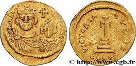 HERACLIUS and HERACLIUS CONSTANTINE
Type : Solidus 
Date : 616-625 
Mint name / Town : Constantinople 
Metal : gold 
Millesimal fineness : 1.000  ‰
Di...