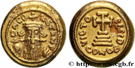 CONSTANS II
Type : Solidus 
Date : indiction 12 
Date : 653/654 
Mint name / Town : Carthage 
Metal : gold 
Millesimal fineness : 1000  ‰
Diameter : 1...