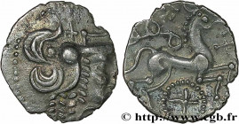 GALLIA - AULERCI CENOMANI (Area of Le Mans)
Type : Denier à la tête casquée à droite à la roue perlée 
Date : c. 80-50 AC. 
Mint name / Town : Le Mans...