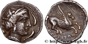 SPAIN - EMPORION (AMPURIAS)
Type : Drachme au pégase, Emporia 
Date : c. 240-212 AC. 
Mint name / Town : Ampurias 
Metal : silver 
Diameter : 18,5  mm...