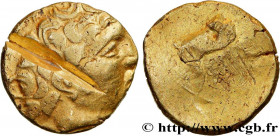 Undetermined Aera of Normandy
Type : Hemistatère uniface 
Date : c. IIIe - IIe siècle AC. 
Mint name / Town : Normandie 
Metal : gold 
Diameter : 14  ...