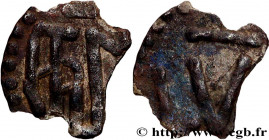 CARLOMAN I
Type : Denier 
Date : n.d. 
Mint name / Town : Lyon 
Metal : silver 
Diameter : 13  mm
Orientation dies : 5  h.
Weight : 0,72  g.
Rarity : ...