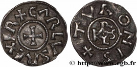 CHARLEMAGNE
Type : Denier 
Date : c. 768-781 
Date : n.d. 
Mint name / Town : Tours  
Metal : silver 
Diameter : 19,5  mm
Orientation dies : 4  h.
Wei...