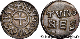 LOUIS THE PIOUS
Type : Denier 
Date : c. 819-822 
Mint name / Town : Tours 
Metal : silver 
Diameter : 20,5  mm
Orientation dies : 12  h.
Weight : 1,7...