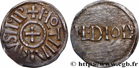 LOTHAIR I
Type : Denier 
Date : 781-800 
Date : n.d. 
Mint name / Town : Milan 
Metal : silver 
Diameter : 20,5  mm
Orientation dies : 9  h.
Weight : ...