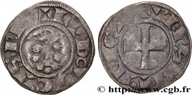LOUIS VI "THE FAT"
Type : Denier 
Date : n.d. 
Mint name / Town : Bourges 
Metal : silver 
Diameter : 19,5  mm
Orientation dies : 6  h.
Weight : 1,01 ...