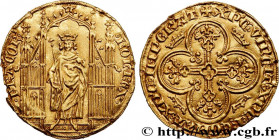 CHARLES IV "THE FAIR"
Type : Royal d'or 
Date : 16/02/1326 
Metal : gold 
Millesimal fineness : 1000  ‰
Diameter : 26,5  mm
Orientation dies : 11  h.
...