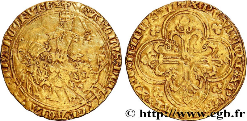CHARLES V LE SAGE / THE WISE
Type : Franc à cheval 
Date : 03/09/1364 
Date : n....