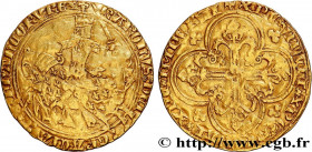 CHARLES V LE SAGE / THE WISE
Type : Franc à cheval 
Date : 03/09/1364 
Date : n.d. 
Metal : gold 
Millesimal fineness : 1000  ‰
Diameter : 28  mm
Orie...